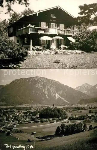 AK / Ansichtskarte Ruhpolding Haus Helika Panorama Ruhpolding