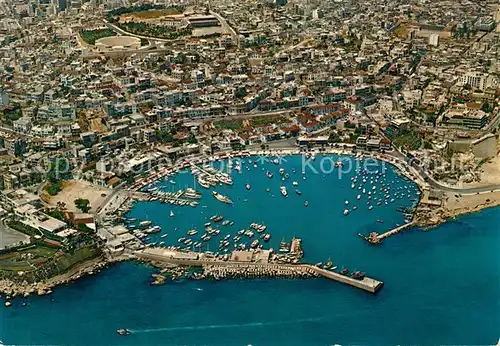 AK / Ansichtskarte Pireus Malerischer Hafen und Stadt Fliegeraufnahme Pireus