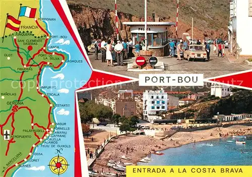 AK / Ansichtskarte Port_Bou Entrada a la Costa Brava Port_Bou