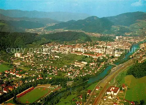 AK / Ansichtskarte Bruck_Mur Fliegeraufnahme Bruck_Mur