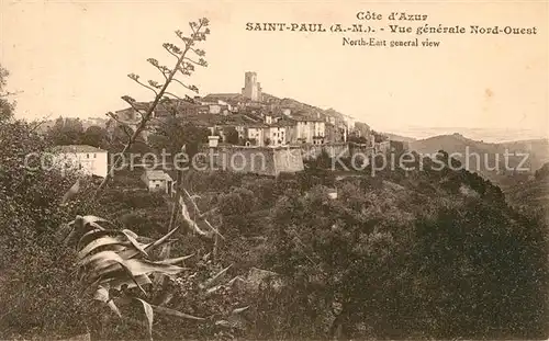 AK / Ansichtskarte Saint_Paul_Cote_d_Azur Panorama Nord Ouest Saint_Paul_Cote_d_Azur