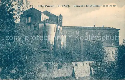 AK / Ansichtskarte Saint_Paul_Cote_d_Azur Convent Saint Paul Passe Prest Saint_Paul_Cote_d_Azur