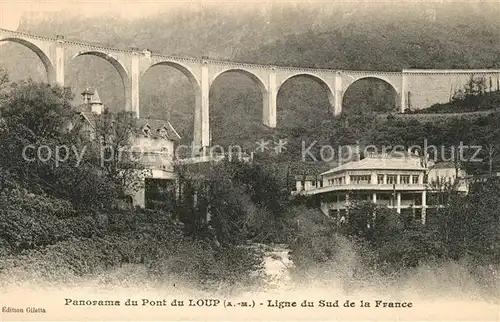 AK / Ansichtskarte Le_Bar sur Loup Panorama Pont du Loup Le_Bar sur Loup