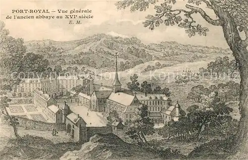 AK / Ansichtskarte Port_Royal Panorama Ancien Abbaye Port_Royal