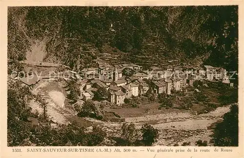 AK / Ansichtskarte Saint Sauveur sur Tinee Panorama Saint Sauveur sur Tinee