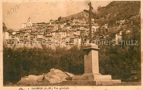 AK / Ansichtskarte Saorge Panorama Saorge