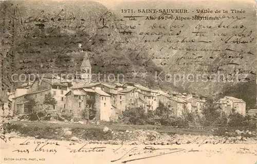 AK / Ansichtskarte Saint Sauveur sur Tinee Vallee de la Tinee Saint Sauveur sur Tinee