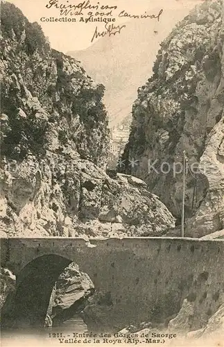 AK / Ansichtskarte Saorge Vallee de la Roya Saorge