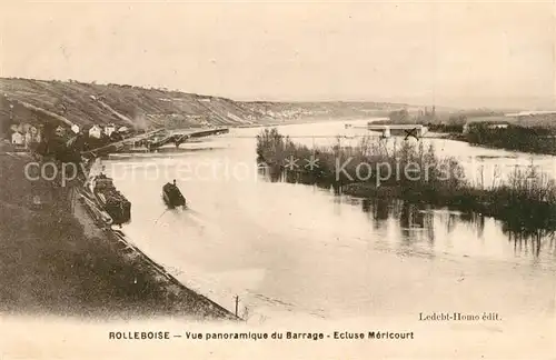 AK / Ansichtskarte Rolleboise Panorama Barrage  Rolleboise