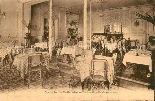 AK / Ansichtskarte Rolleboise Corniche Grande salle de restaurant Rolleboise