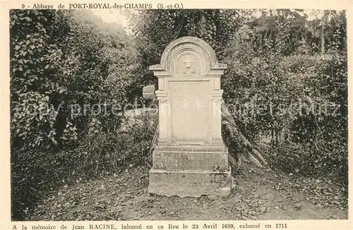 AK / Ansichtskarte Port_Royal_des_Champs Abbaye Memoire de Jean Racine Port_Royal_des_Champs