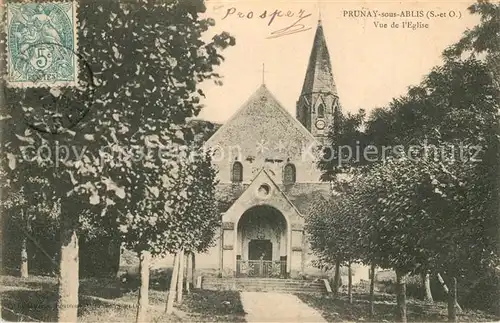 AK / Ansichtskarte Prunay en Yvelines Kirche Prunay en Yvelines