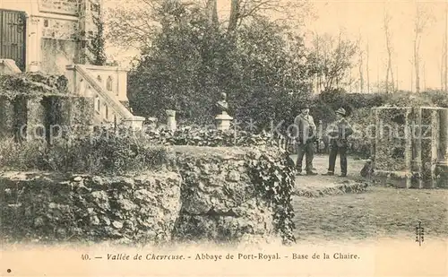 AK / Ansichtskarte Port_Royal Abbaye Base de la Chaire Port_Royal