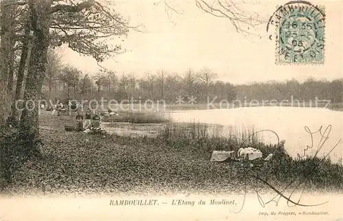 AK / Ansichtskarte Rambouillet Etang du Moulinet Rambouillet