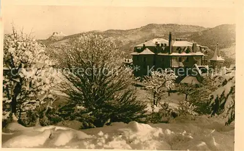 AK / Ansichtskarte Thorenc_Andon Sanatorium du Clerge de France Winter Thorenc Andon