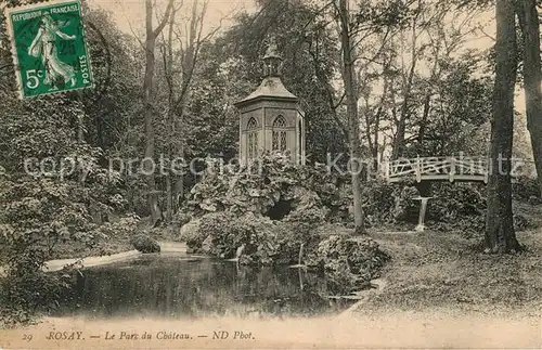 AK / Ansichtskarte Rosay_Yvelines Pont du Chateau Rosay Yvelines