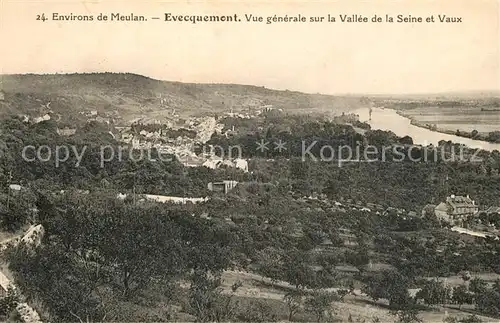 AK / Ansichtskarte Evecquemont Panorama Vallee de la Seine et Vaux Evecquemont