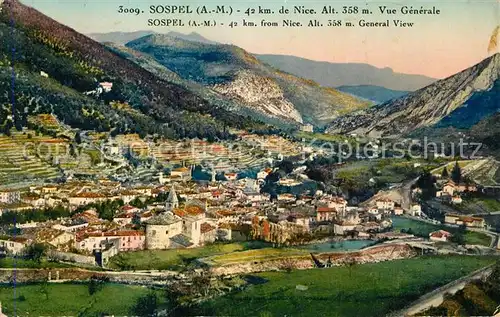 AK / Ansichtskarte Sospel Panorama Sospel