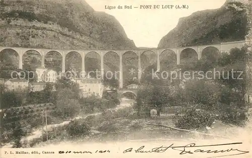 AK / Ansichtskarte Le_Bar sur Loup Pont du Loup Le_Bar sur Loup