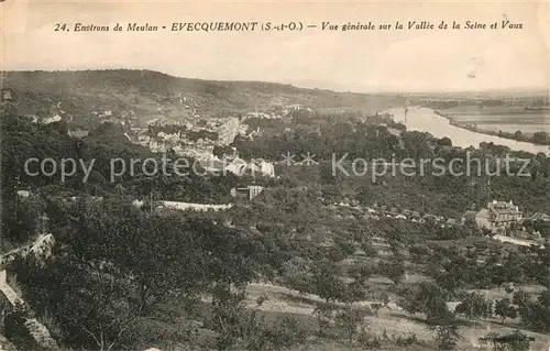 AK / Ansichtskarte Evecquemont Panorama Vallee de la Seine et Vaux Evecquemont