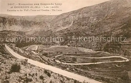 AK / Ansichtskarte Gourdon_Alpes Maritimes Gorges du Loup Panorama Gourdon Alpes Maritimes