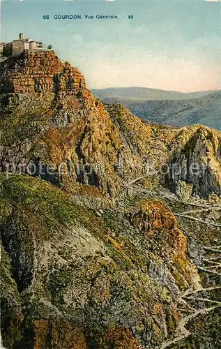 AK / Ansichtskarte Gourdon_Alpes Maritimes Panorama Gourdon Alpes Maritimes
