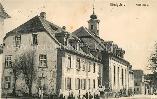 AK / Ansichtskarte Koenigsfeld_Schwarzwald Kirchensaal Koenigsfeld Schwarzwald