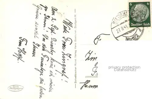 AK / Ansichtskarte Stuttgart Panorama Blick vom Bahnhofturm Stuttgart