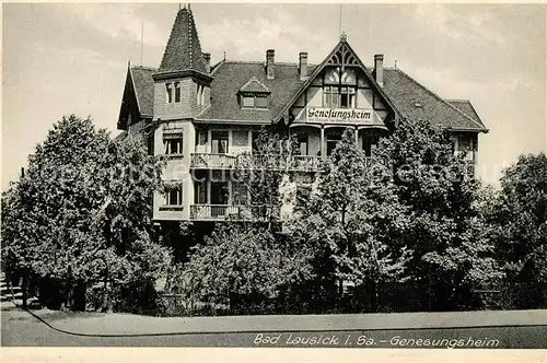 AK / Ansichtskarte Bad_Lausick Genesungsheim Bad_Lausick