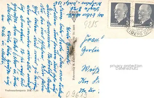 AK / Ansichtskarte Sayda Siedlung Sayda