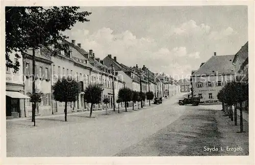 AK / Ansichtskarte Sayda Hauptstrasse Innenstadt Sayda