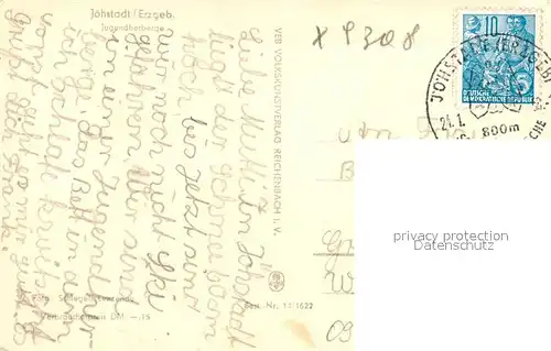 AK / Ansichtskarte Joehstadt Jugendherberge Joehstadt