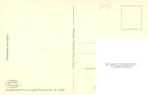 AK / Ansichtskarte Oberhirschsprung Haeuser am Waldrand Oberhirschsprung