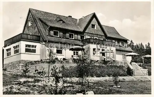 AK / Ansichtskarte Schellerhau Fremdenheim Mayenhof Terrasse Schellerhau