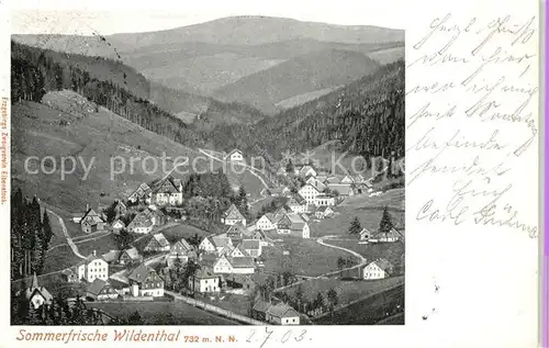 AK / Ansichtskarte Wildenthal_Eibenstock Panorama Sommerfrische Wildenthal_Eibenstock