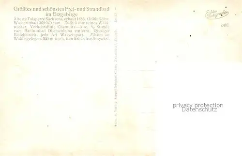 AK / Ansichtskarte Neustaedtel_Sachsen Strandbad Bergsee Filzteich Neustaedtel_Sachsen