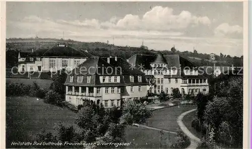 AK / Ansichtskarte Bad_Gottleuba Berggiesshuebel Heilstaette Frauenhaeuser Vortragssaal Bad