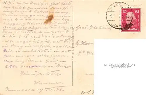 AK / Ansichtskarte Zinnwald Georgenfeld Gasthof zum Saechsischen Reiter Zinnwald Georgenfeld