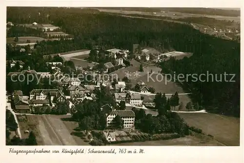 AK / Ansichtskarte Koenigsfeld_Schwarzwald Fliegeraufnahme Koenigsfeld Schwarzwald