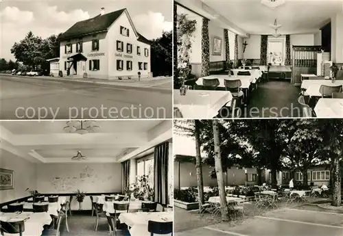 AK / Ansichtskarte Stein_SG Gasthaus zur Kreuzstrasse Restaurant Terrasse Stein_SG