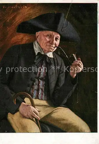 AK / Ansichtskarte Ifta Serie Deutsches Reich Volkstrachten R. Nitsch Thueringer Bauer aus Ifta Kuenstlerkarte Ifta