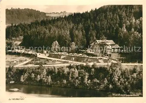 AK / Ansichtskarte Lauenhainer_Muehle Waldhaus Lauenhain Gaststaette Ausflugsziel Lauenhainer_Muehle