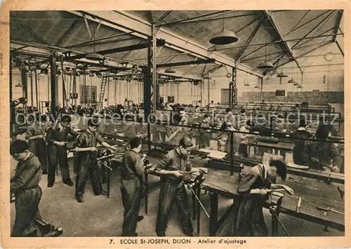 AK / Ansichtskarte Dijon_Cote_d_Or Ecole Saint Joseph Atelier d ajustage Dijon_Cote_d_Or