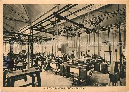 AK / Ansichtskarte Dijon_Cote_d_Or Ecole Saint Joseph Machines Dijon_Cote_d_Or