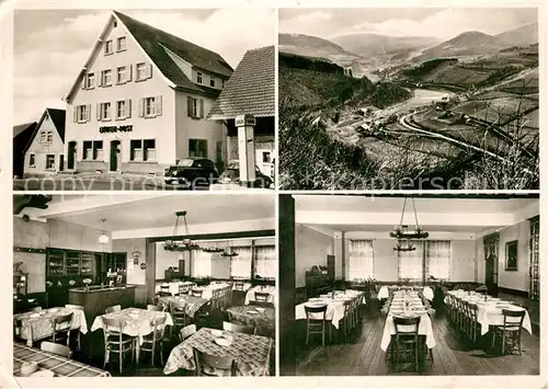 AK / Ansichtskarte Eberbach_Odenwald Friedrichsdorf Gasthaus Pension zum Loewen Post Eberbach Odenwald