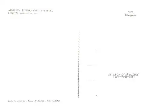 AK / Ansichtskarte Belluno Lential Albergo Ristorante Everest Belluno