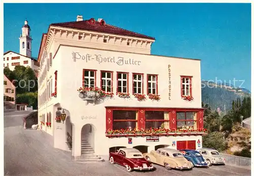 AK / Ansichtskarte Tiefencastel Posthotel Julier Tiefencastel