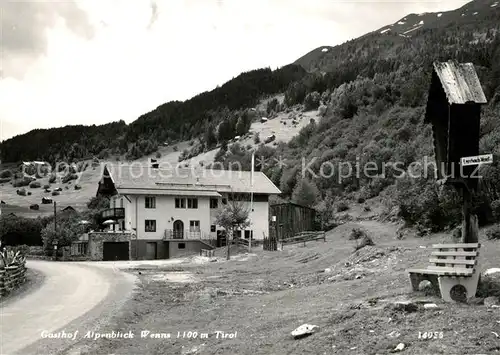 AK / Ansichtskarte Wenns_Pitztal_Tirol Gasthof Alpenblick Wenns_Pitztal_Tirol