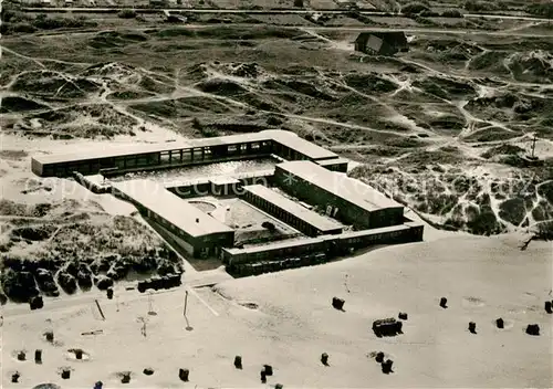 AK / Ansichtskarte Wangerooge_Nordseebad Fliegeraufnahme Seewasserbadeanstalt Wangerooge_Nordseebad