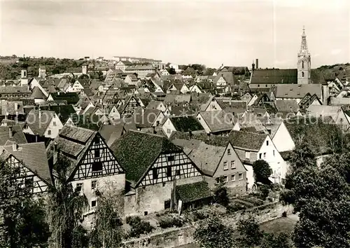 AK / Ansichtskarte Rottenburg_Neckar Panorama Rottenburg Neckar